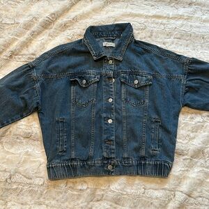 Oversized denim jacket